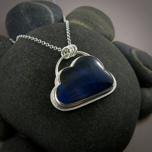 Labradorite Cloud Necklace in Sterling Silver by Mikel Grant Jewellery