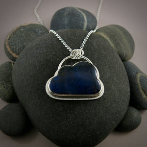 Labradorite Cloud Necklace in Sterling Silver by Mikel Grant Jewellery