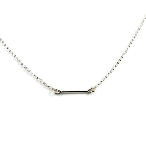 Silver Bar Necklace by Mikel Grant Jewellery