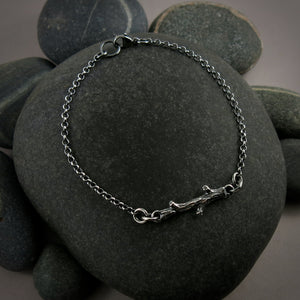 Silver Twig Bracelet by Mikel Grant Jewellery