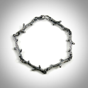 Silver Twigs Bracelet by Mikel Grant Jewellery