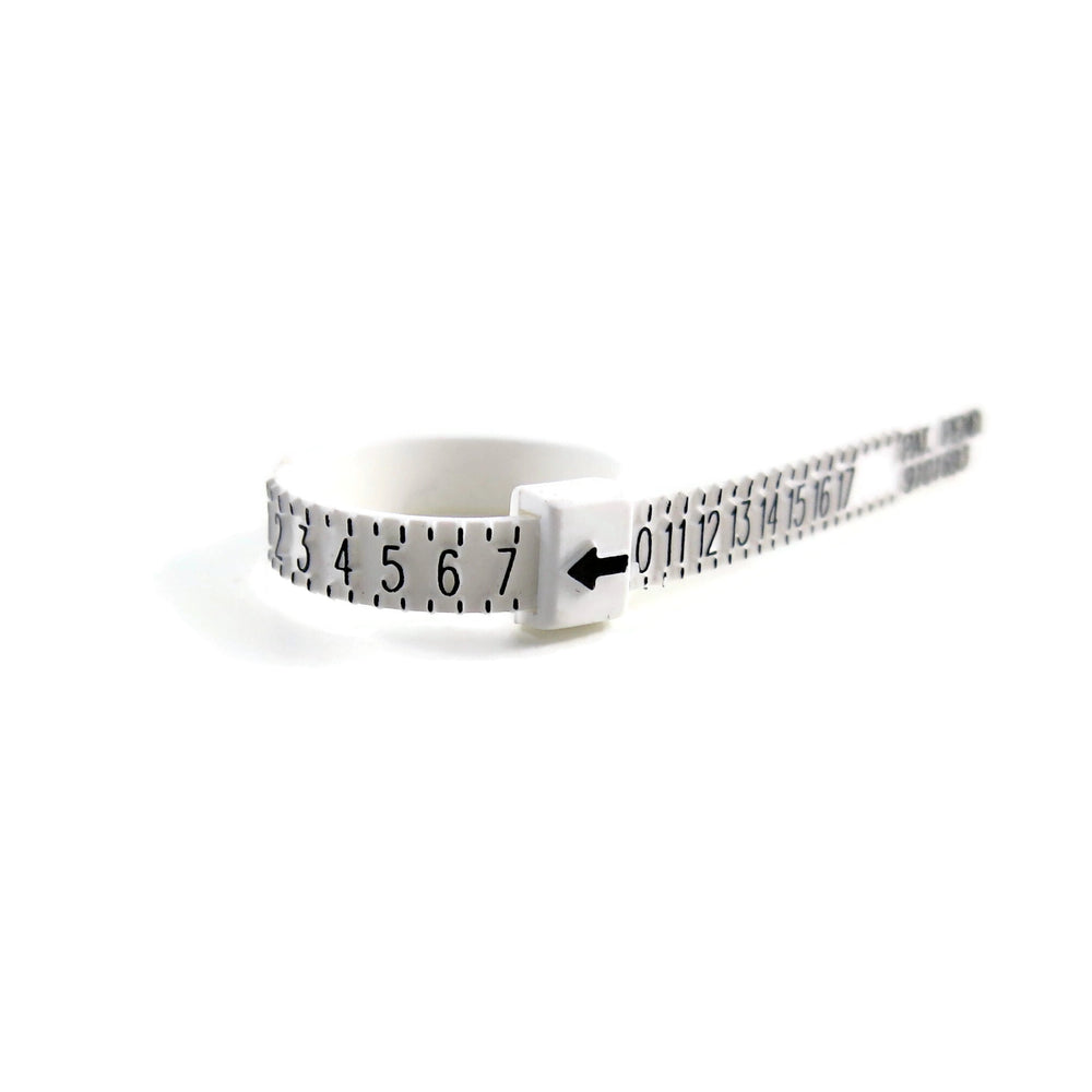 Ring sizing gauge. Find your ring size by Mikel Grant Jewellery.