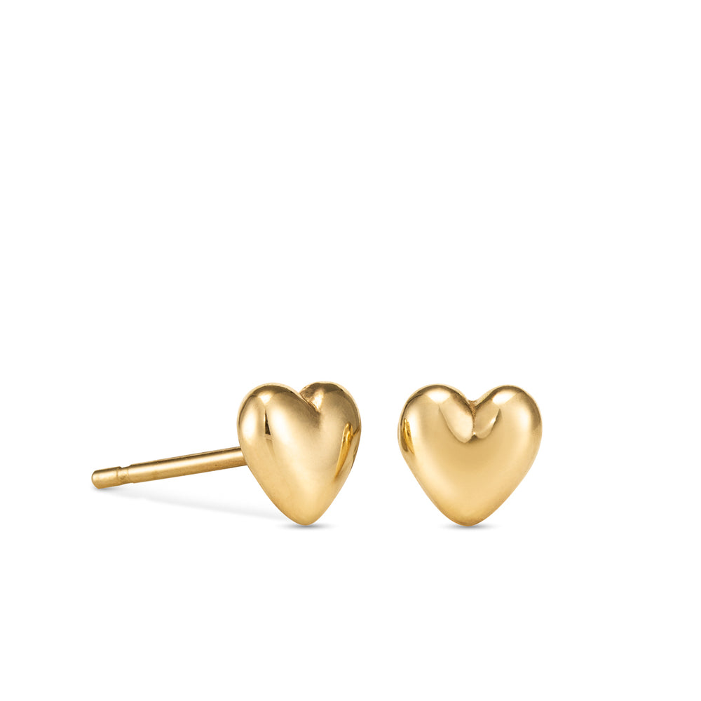 Sweethearts Stud Earrings • 14K Gold