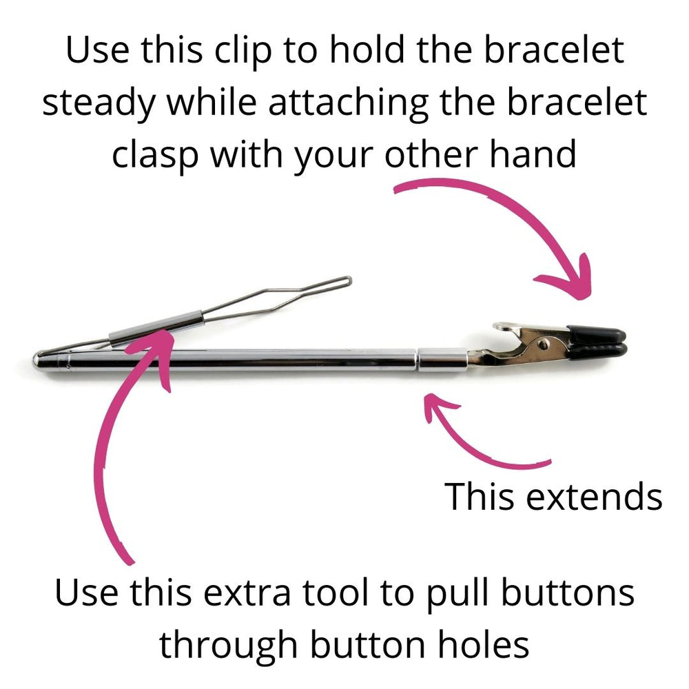 Bracelet Clasp Helper Closing Tool Help Putting on Bracelet One Handed  Bracelet Tool Bracelet Helper Unisex Valentine's Day Gift 
