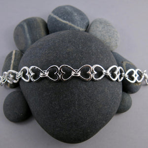 Open Hearts Bracelet • Sterling Silver