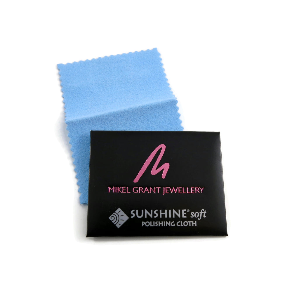 Small jewellery polishing cloth from Mikel Grant Jewellery