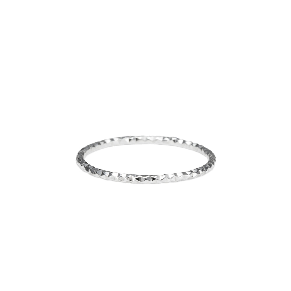 Sparkle Stacking Ring • Sterling Silver